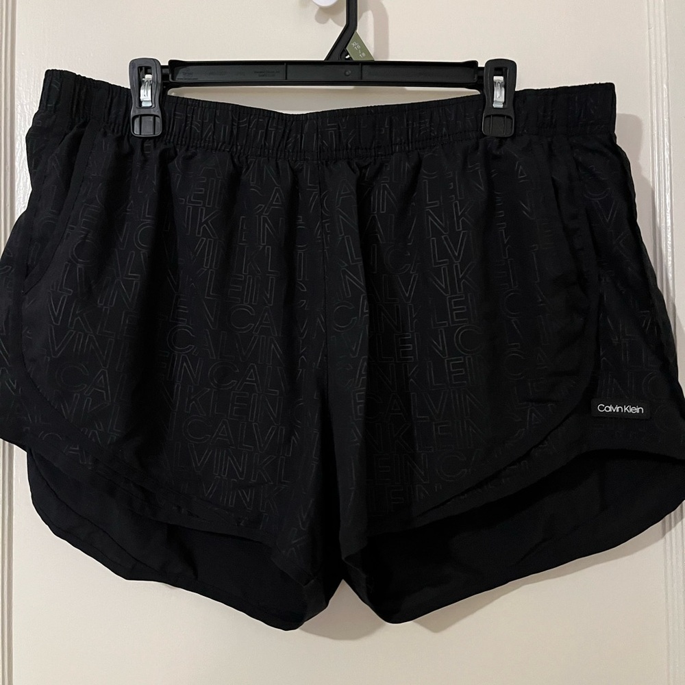 Calvin Klein Black Athletic Shorts for Women